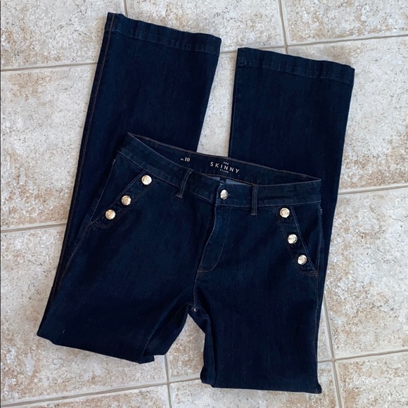 White House Black Market Denim - White House Black Market Skinny Flare Jeans, EUC